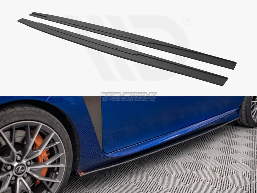 Maxton Design Street PRO Side Skirts Diffusers Lexus GS F Mk4 Facelift