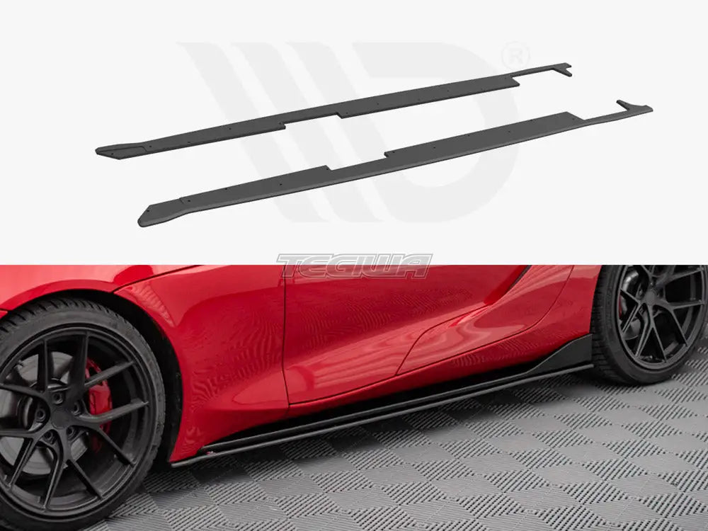 Maxton Design Street PRO Side Skirts Diffusers Toyota Supra MK5 2019-