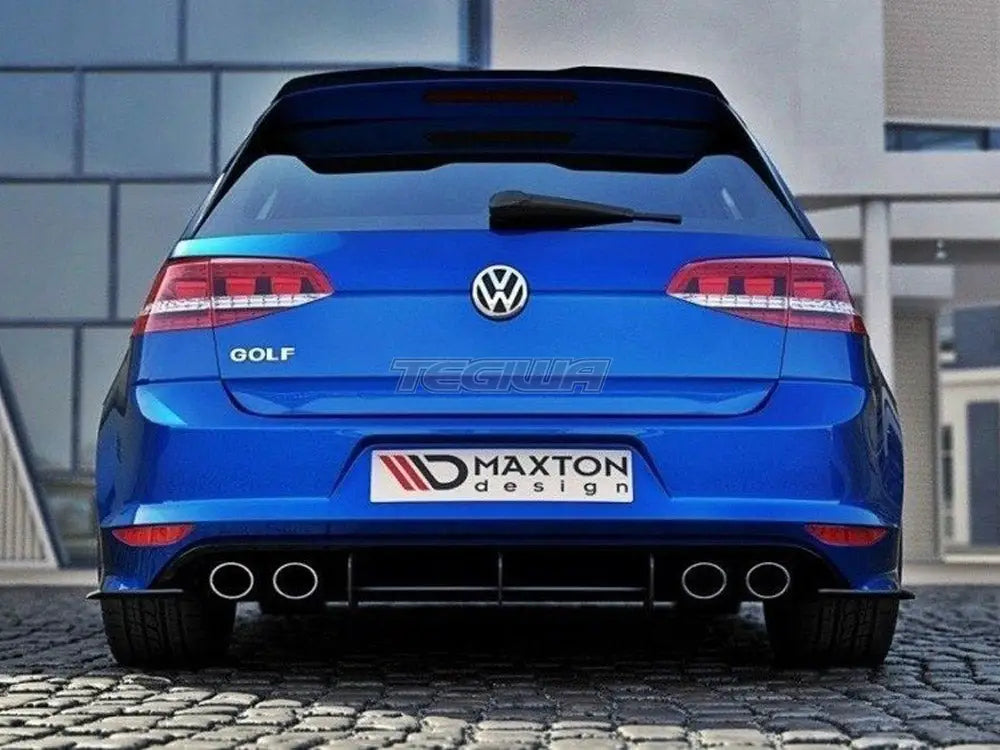 Maxton Design Volkswagen Golf 7 R Hatchback Rear Diffuser & Rear Side Splitters 13-16