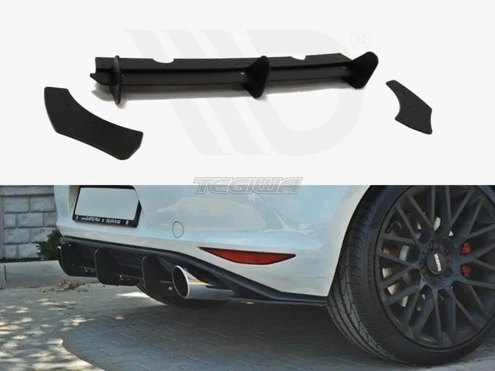 Maxton Design Volkswagen Golf MK7 GTI Rear Diffuser & Rear Side Splitters