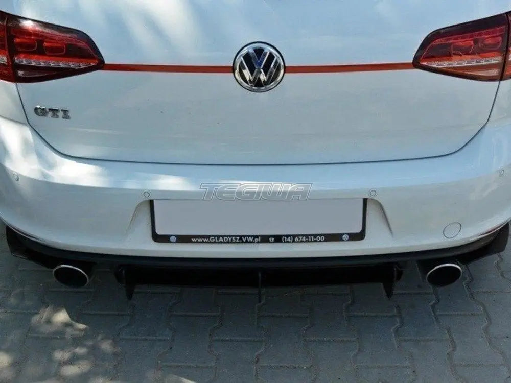 Maxton Design Volkswagen Golf MK7 GTI Rear Diffuser & Rear Side Splitters