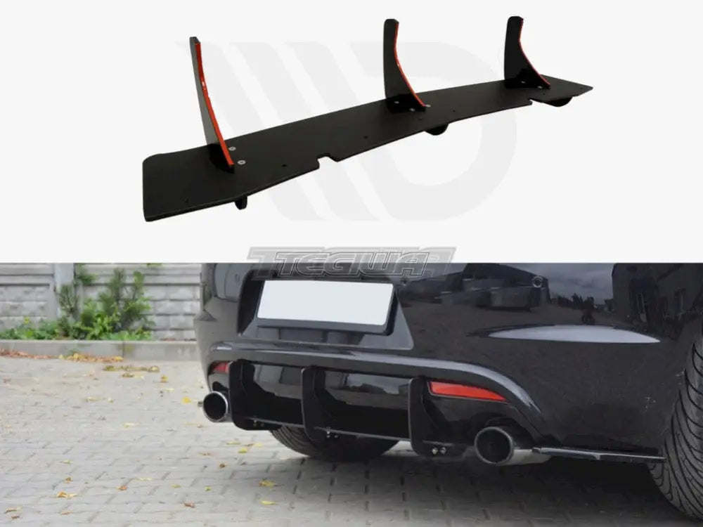 Maxton Design Volkswagen Scirocco R Rear Diffuser & Rear Side Splitters