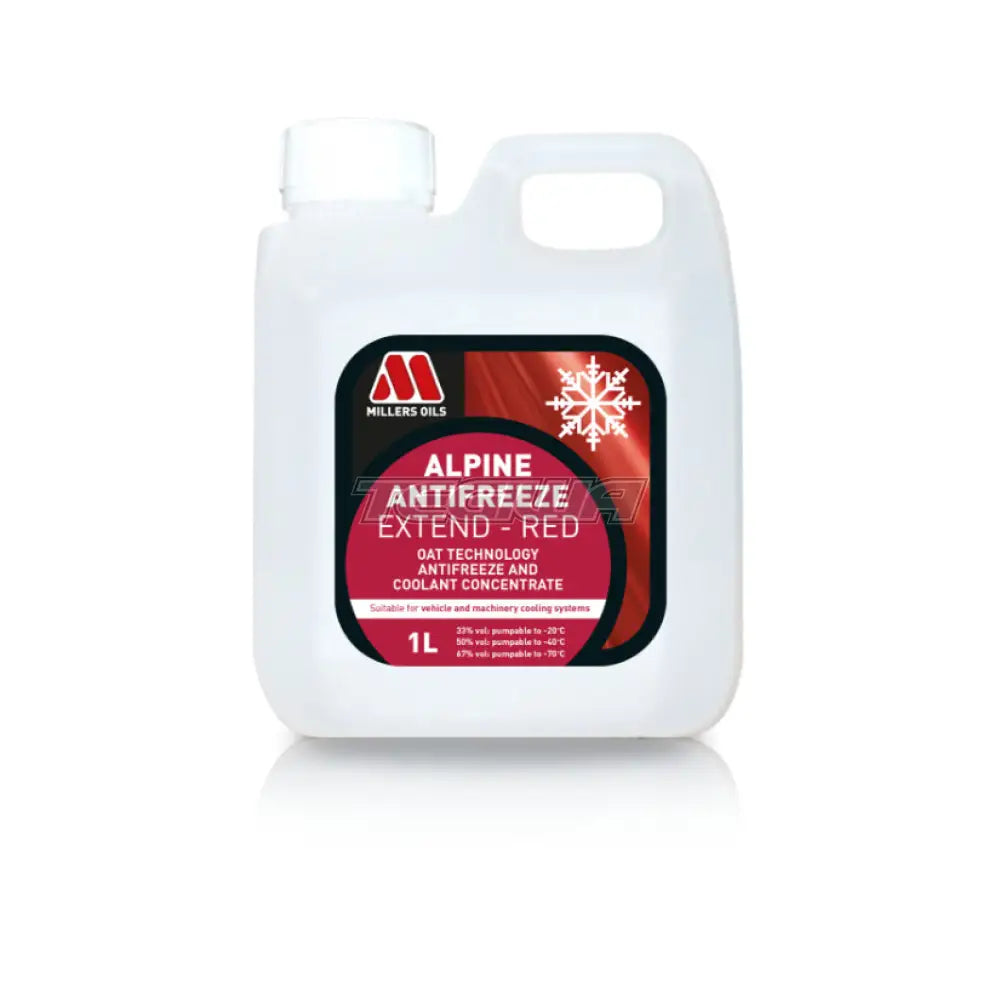 Millers Alpine Antifreeze Extend - Red