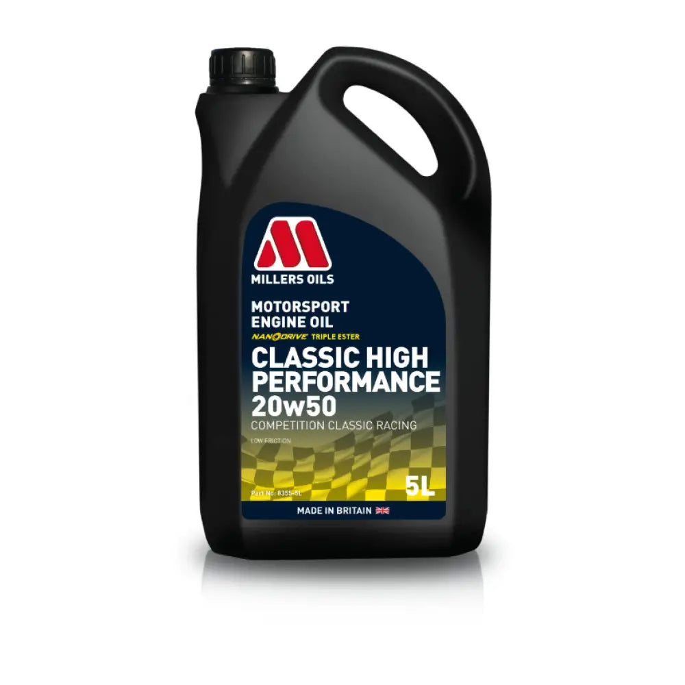 Millers Classic High Performance Engine Oil 20w50