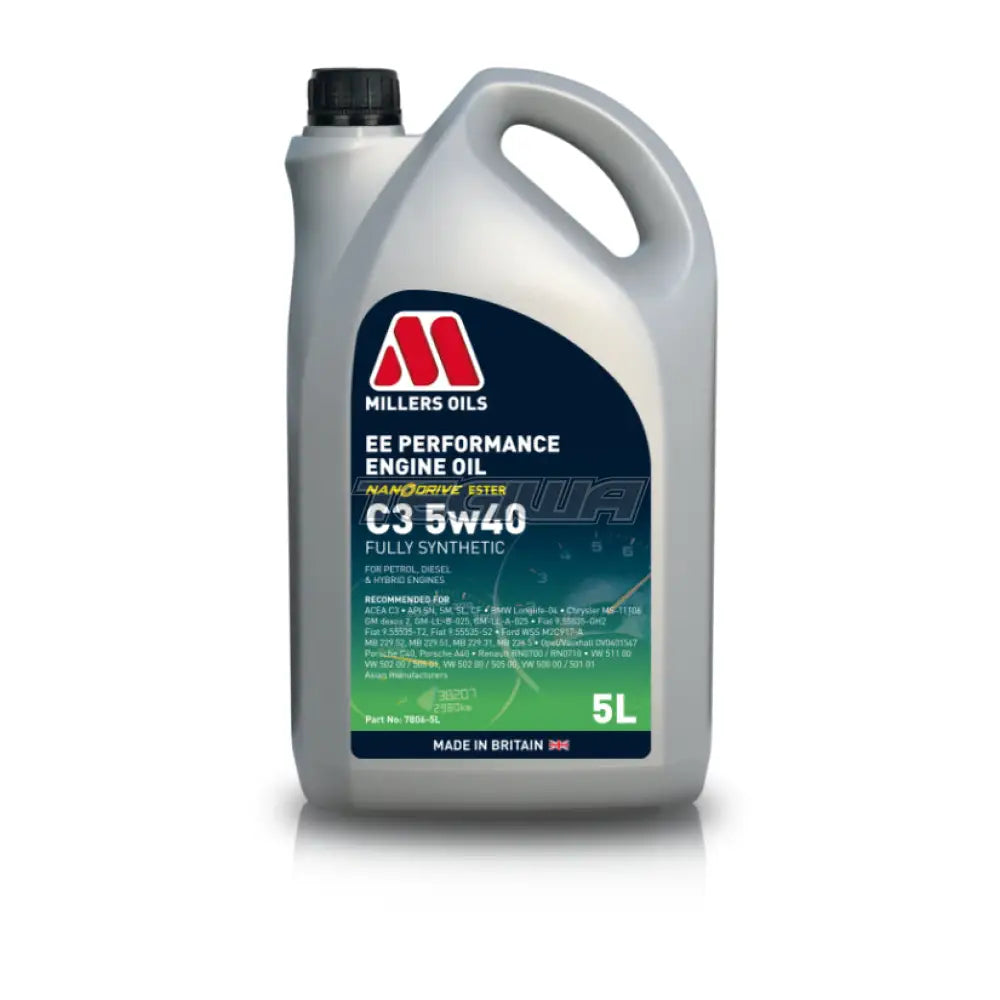 Millers EE Performance Engine Oil C3 5w40