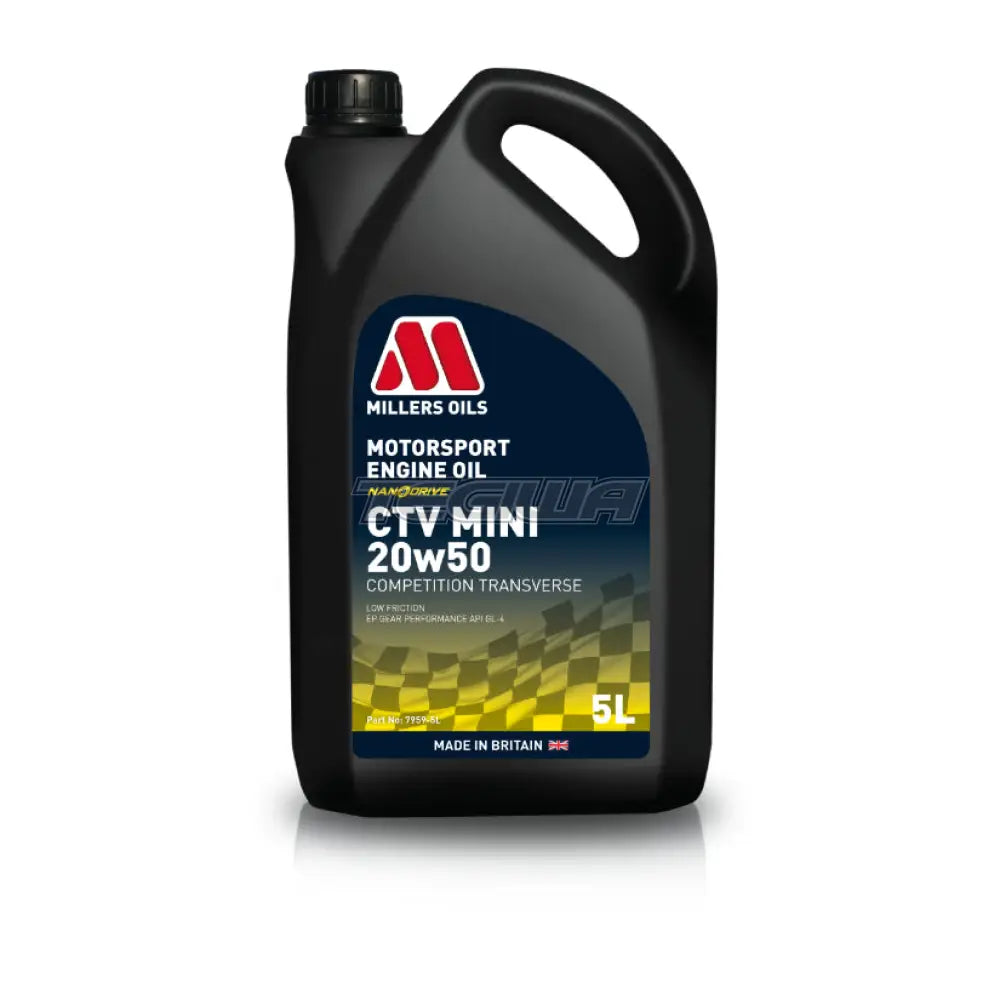 Millers Motorsport CTV Mini 20w50 Engine and Gear Oil