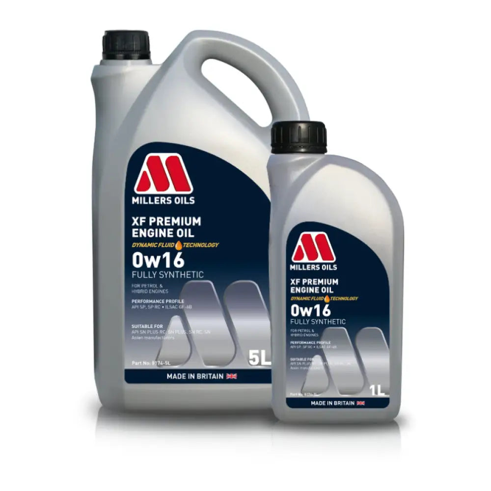 Millers XF Premium 0w16 Engine Oil