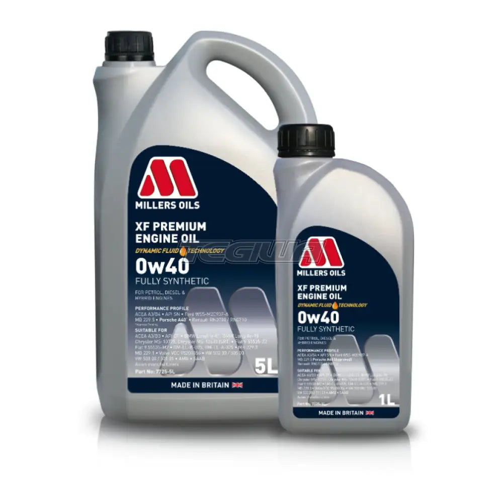 Millers XF Premium 0w40 Engine Oil