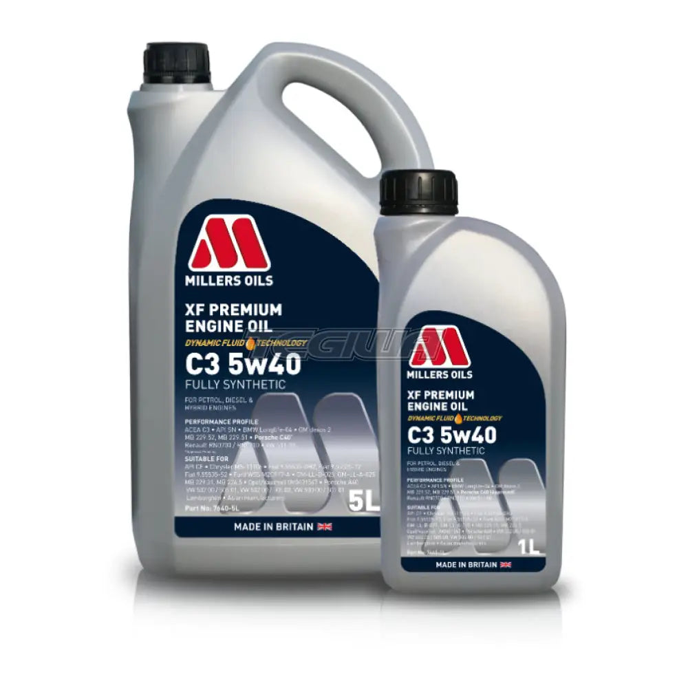 Millers XF Premium C3 5w40 Engine Oil