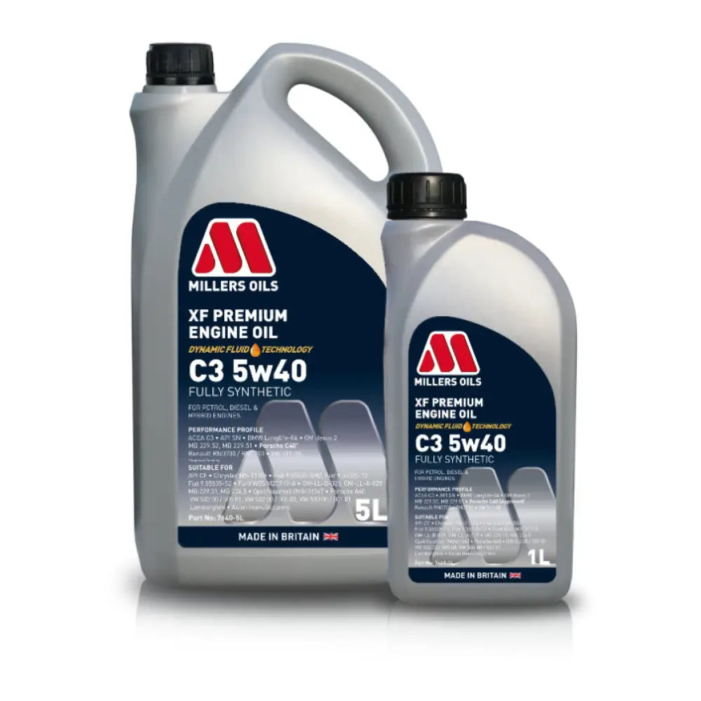 Millers XF Premium C3 5w40 Engine Oil