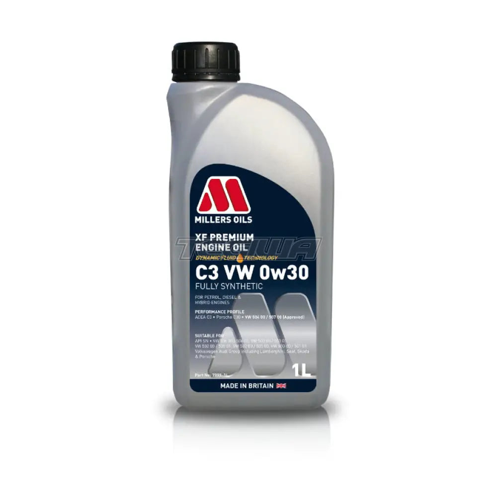 Millers XF Premium C3 VW 0w30 Engine Oil