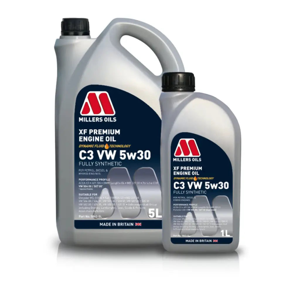 Millers XF Premium C3 VW 5w30 Engine Oil