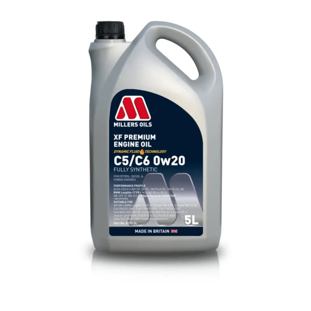 Millers XF Premium C5/C6 0w20 Engine Oil