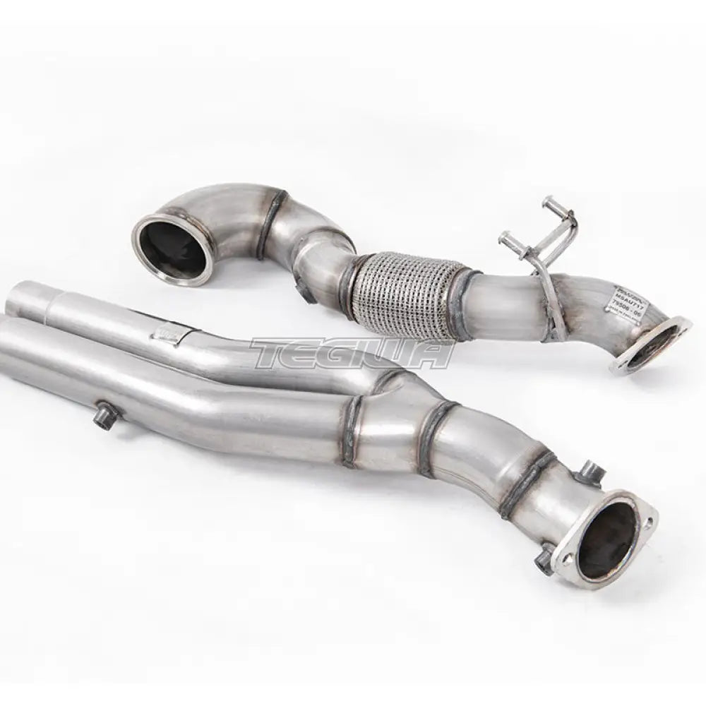 Milltek Audi RS3 Saloon / Sedan 400PS (8V MQB) - OPF/GPF Models 2019-2023 Large-bore Downpipe and De-cat Exhaust - SSXAU817