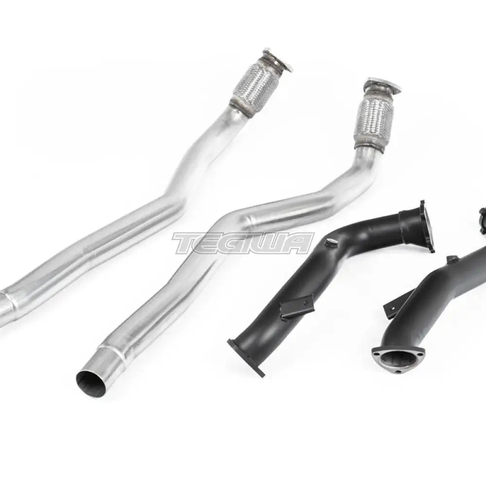 Milltek Audi RS7 C7 Sportback 4.0 V8 TFSI biturbo inc Performance Edition 2013-2018 Large-bore Downpipes and Cat Bypass Pipes Exhaust - Milltek Fitment