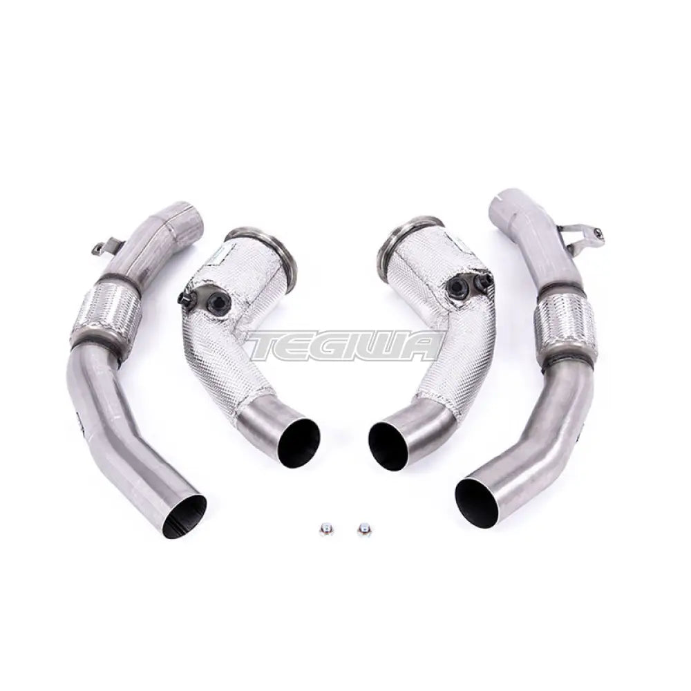 Milltek Audi RS7 C8 4.0 V8 bi-turbo (Non OPF/GPF US/ROW Models) 2019-2023 Large Bore Downpipes and Hi-Flow Sports Cats Exhaust - Fits Milltek System