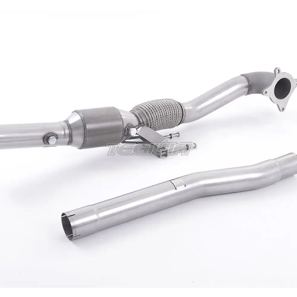 Milltek Audi S3 2.0 T quattro Sportback 8P 2007-2012 Cast Downpipe with HJS High Flow Sports Cat Exhaust