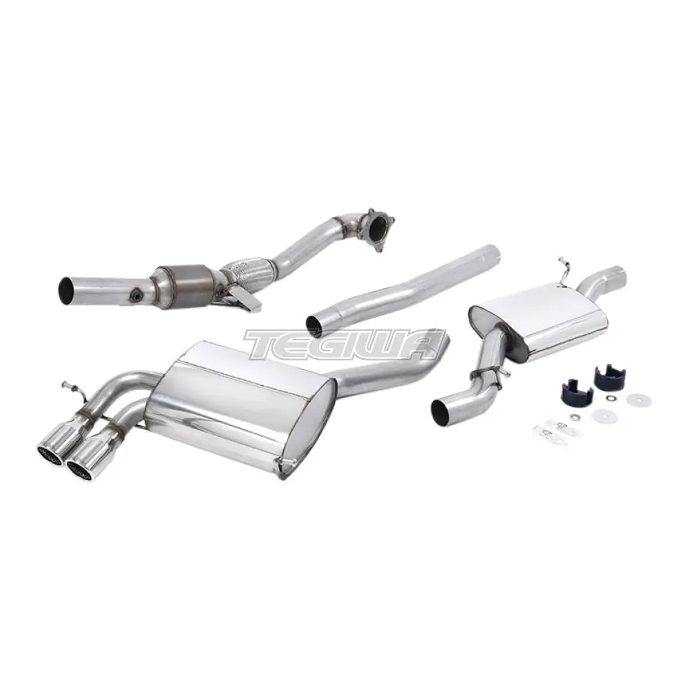 Milltek Audi S3 2.0 T quattro Sportback 8P 2007-2012 Turbo-back including Hi-Flow Sports Cat Exhaust