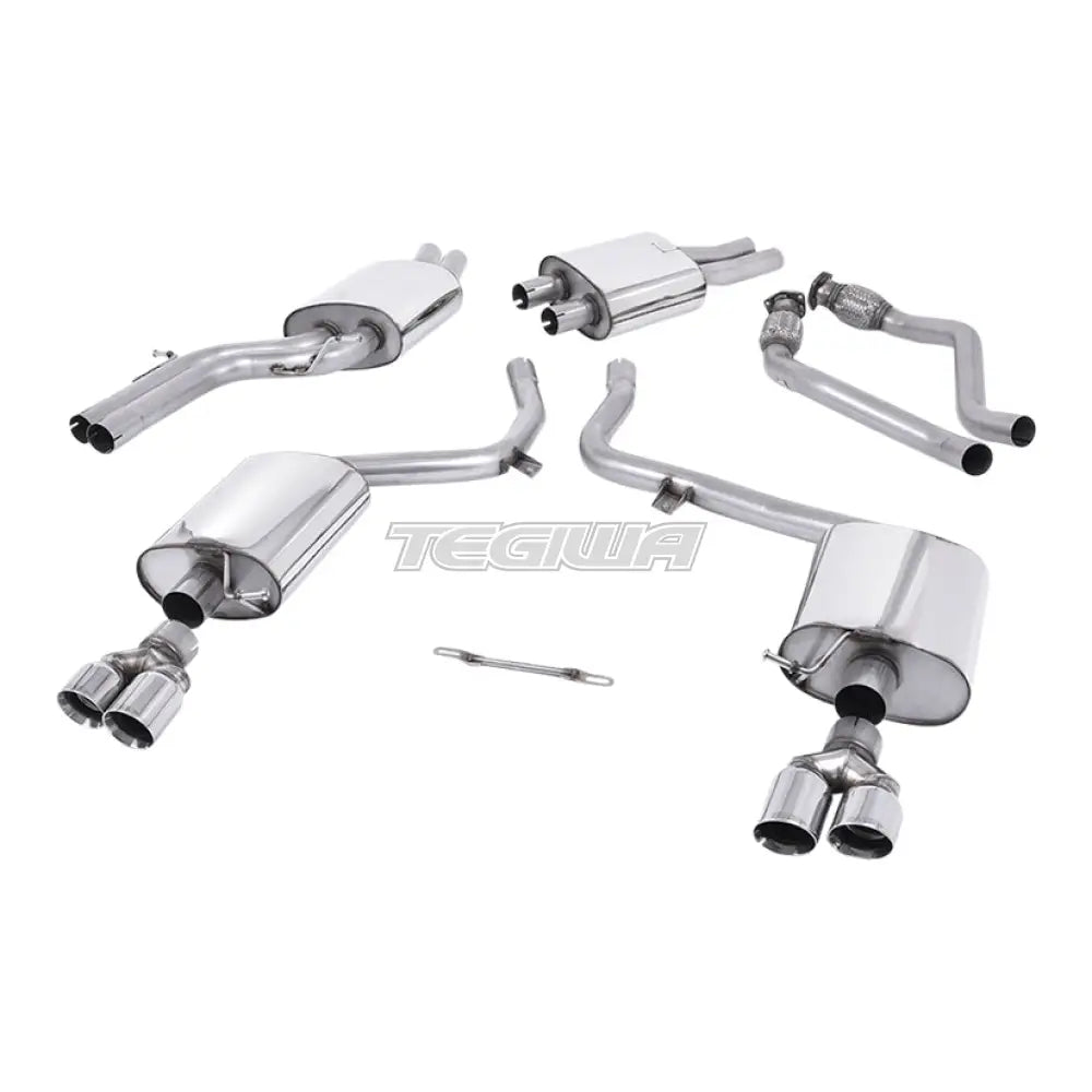 Milltek Audi S4 3.0 Supercharged V6 B8 2009-2012 Cat-back Exhaust