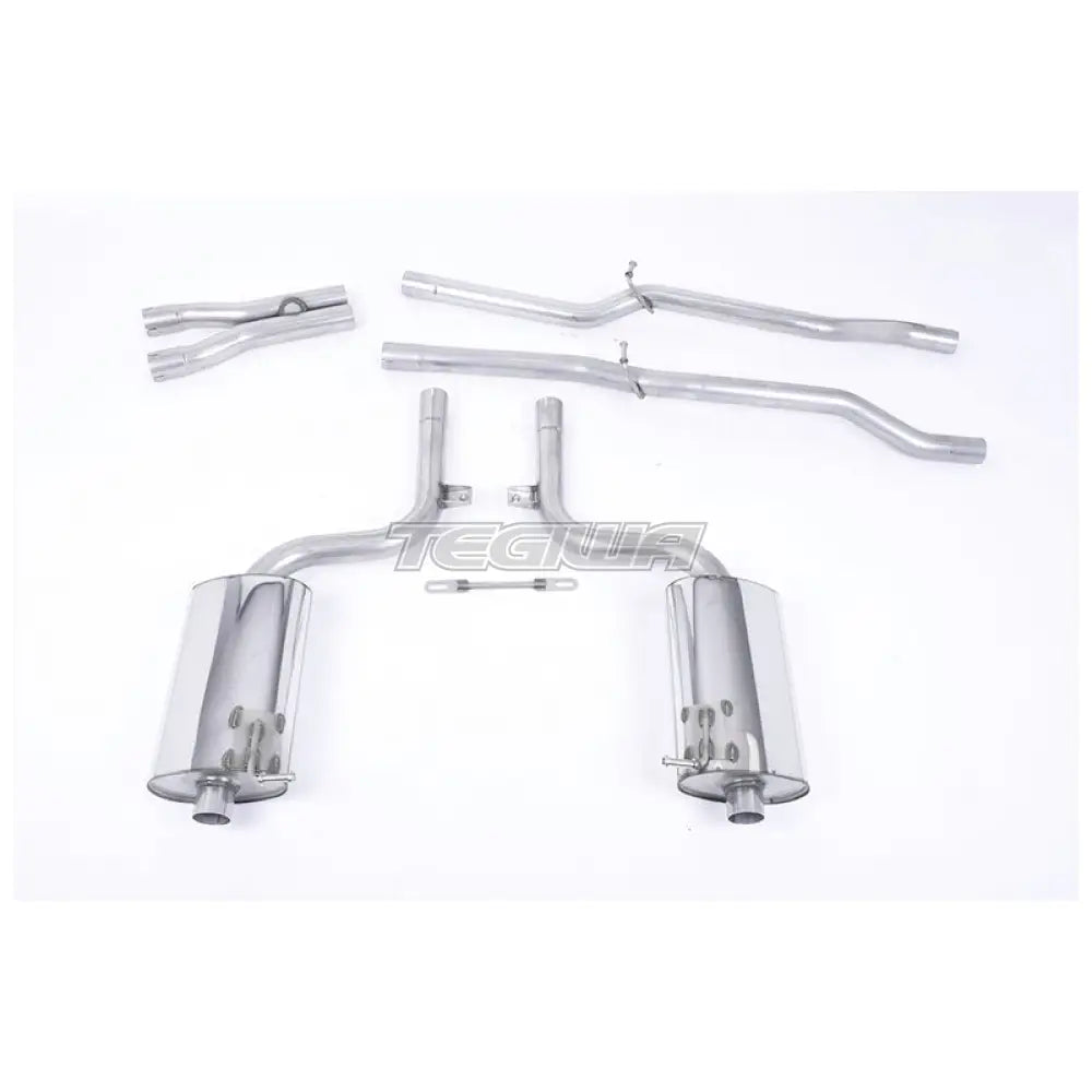 Milltek Audi S4 4.2 V8 quattro B6 Saloon/Sedan Avant & Cabriolet 2003-2005 Cat-back Exhaust