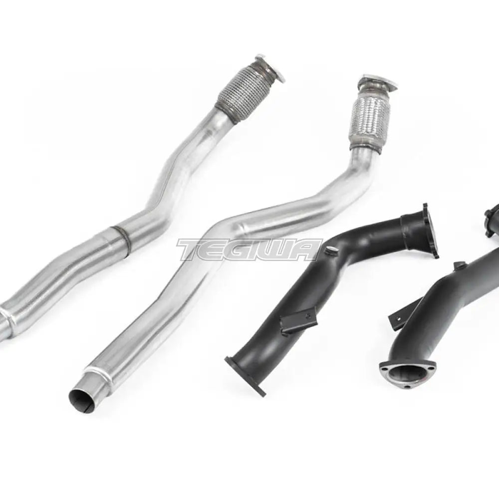 Milltek Audi S6 4.0 TFSI C7 quattro 2012-2018 Large-bore Downpipes and Cat Bypass Pipes Exhaust - OE Fitment