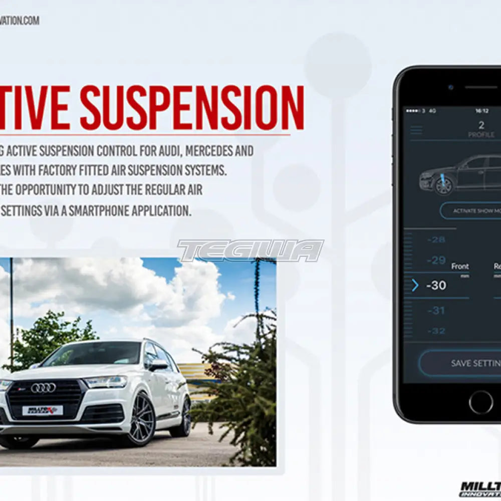 Milltek Audi SQ7 4.0 V8 TDI 2016-2020 Active Suspension Control