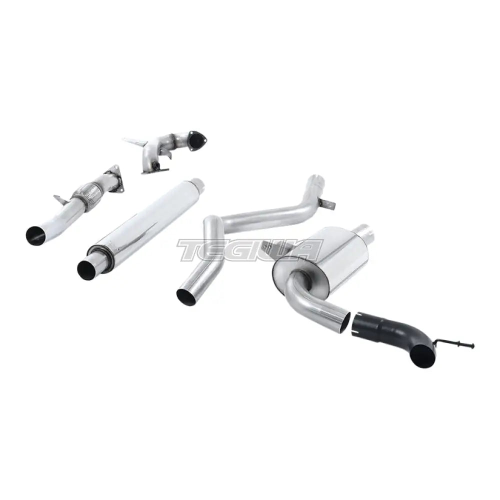 Milltek Renault Megane Renaultsport 250 and 265 (including Cup) 2010-2017 Turbo-back excluding Hi-Flow Sports Cat Exhaust - Resonated