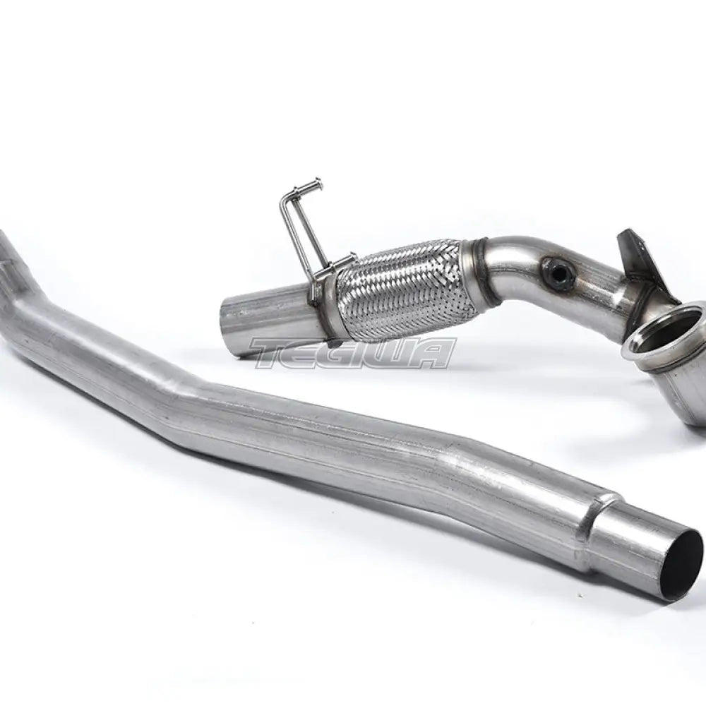 Milltek Seat Leon Cupra 300 2.0 TSI (Non-OPF/GPF Models) 2018-2019 Large-bore Downpipe and De-cat Exhaust - Fits OE System