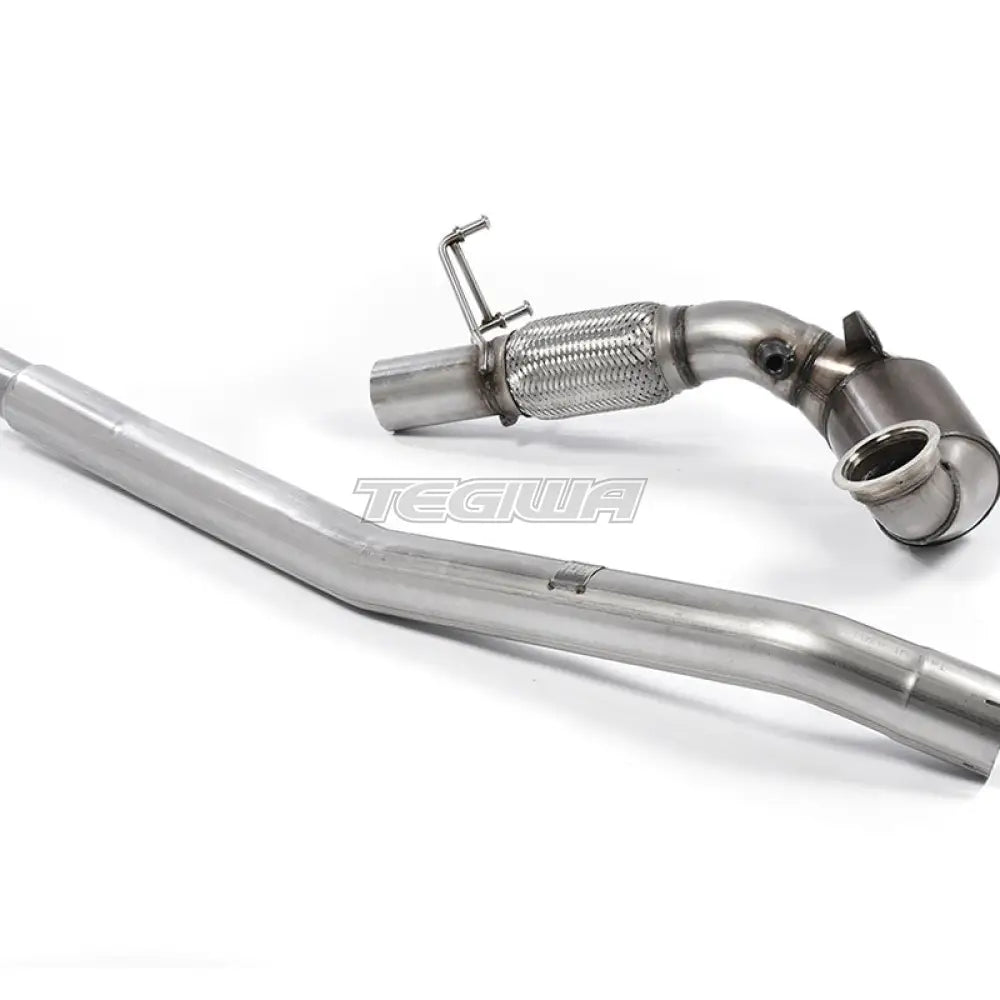 Milltek Seat Leon ST Cupra 300 (4x4) Estate / Station Wagon / Combi (Non-OPF/GPF) 2017-2018 Large Bore Downpipe and Hi-Flow Sports Cat Exhaust - Fits Milltek System - SSXVW350