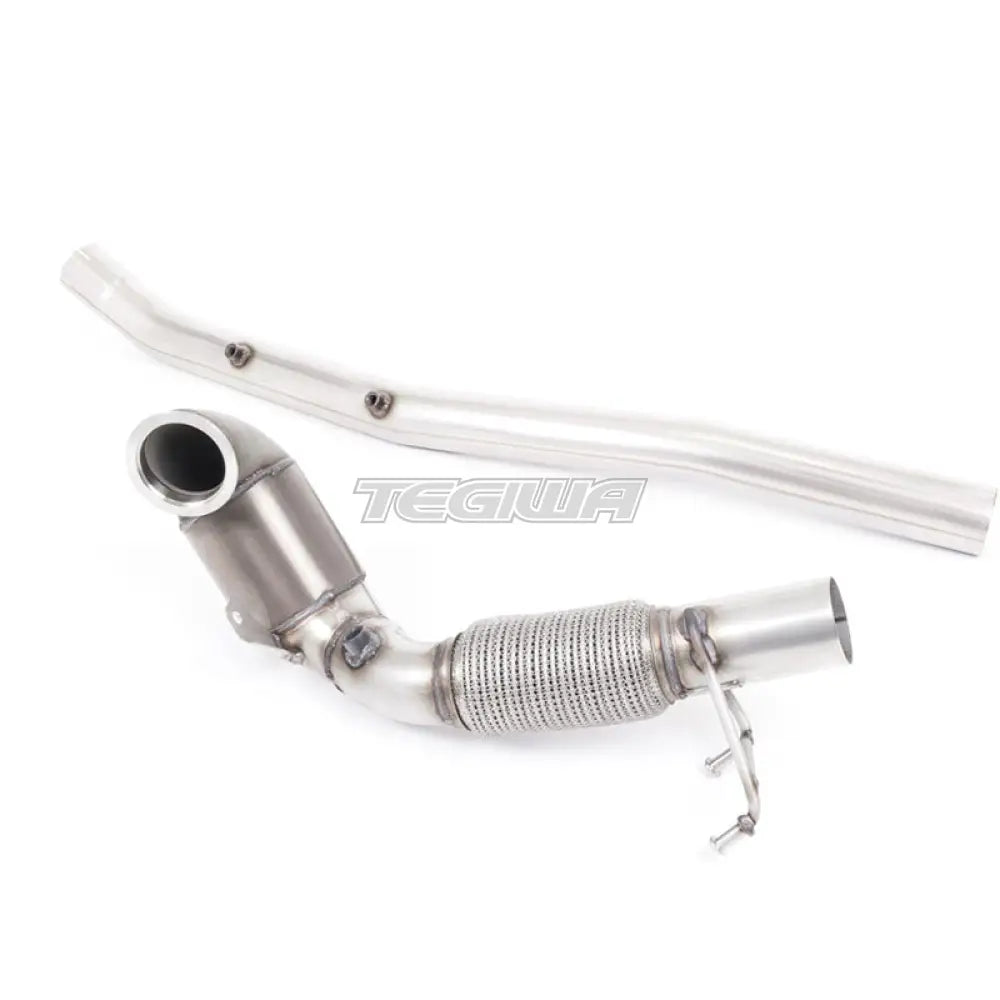 Milltek Seat Leon ST Cupra 300 (4x4) Estate / Station Wagon / Combi (OPF/GPF Equipped Only) 2019-2020 Large Bore Downpipe and Hi-Flow Sports Cat Exhaust - Race Cat - Fits with Milltek System