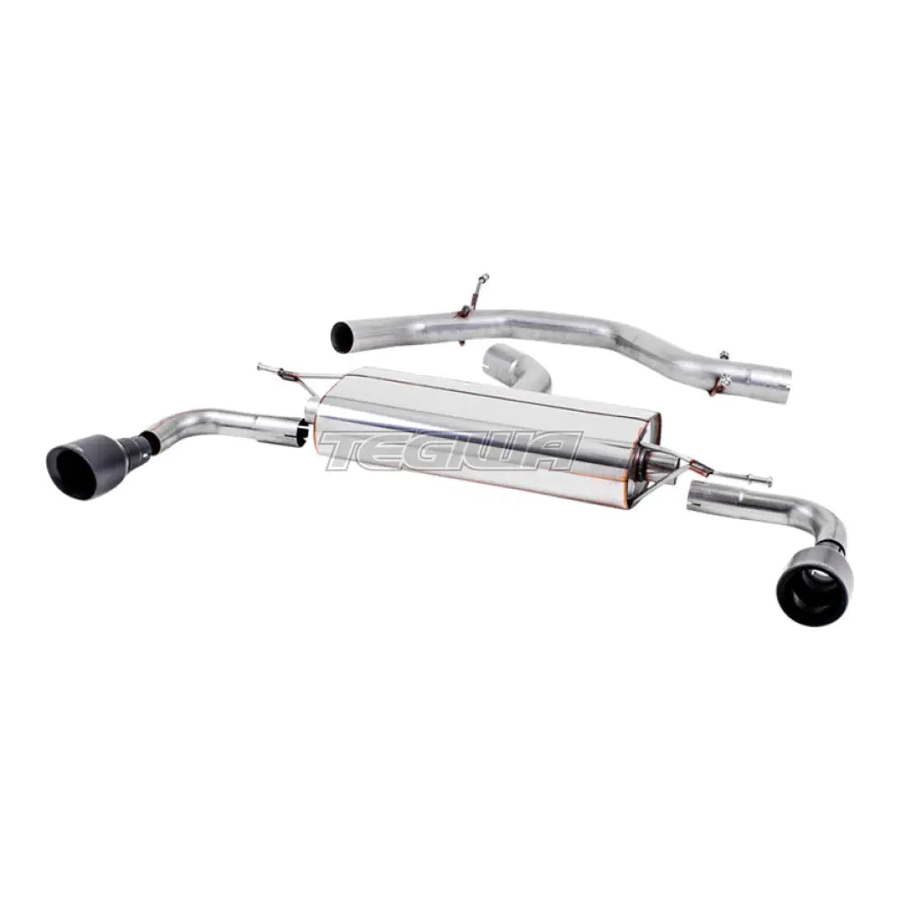 Milltek Volkswagen Golf Mk6 GTi 2.0 TSI 210PS 2009-2013 Cat-back Exhaust - Non-Resonated with Black Trims