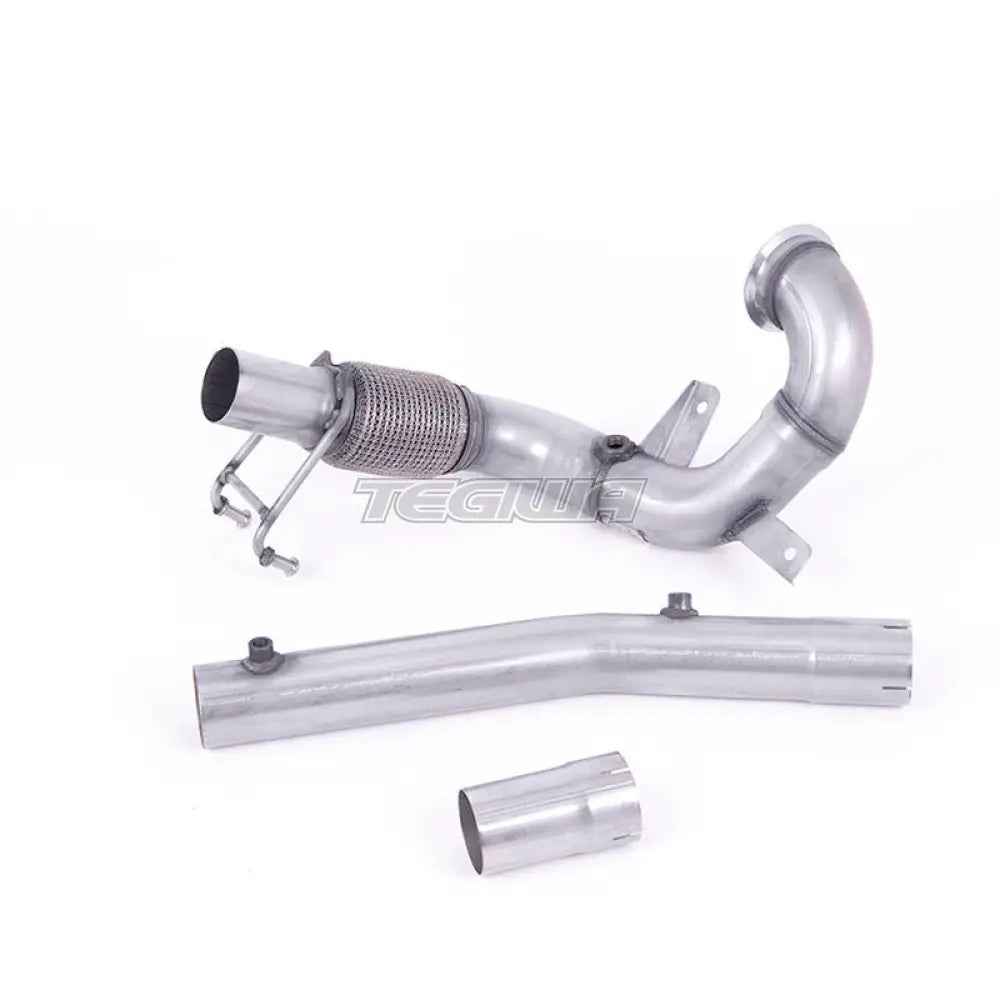 Milltek Volkswagen Polo GTI 2.0 TSI (AW 5 Door) - GPF/OPF Models Only 2019-2023 Large-bore Downpipe and De-cat Exhaust - Non-Resonated Fits with Milltek System - SSXVW561