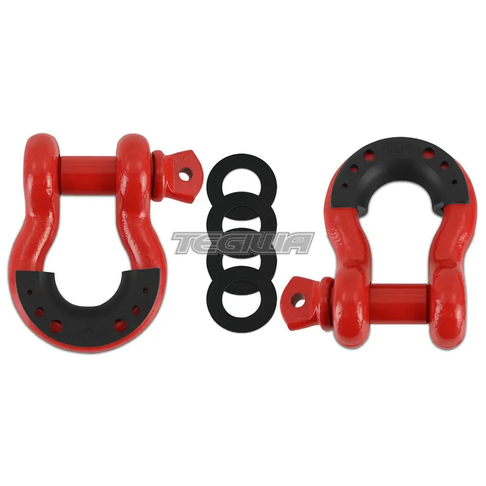 Mishimoto Borne Off-Road 3 4-in Steel D-Ring Shackle Set 2 Pieces