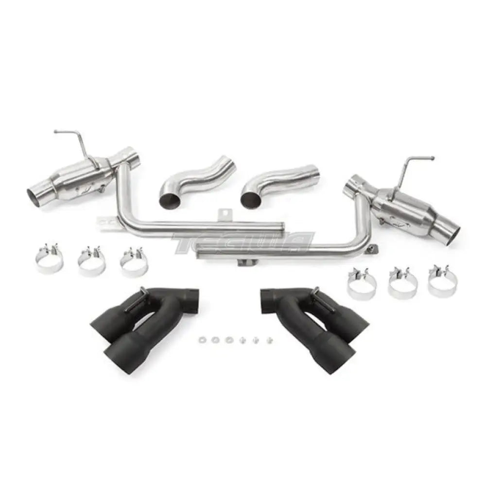 Mishimoto Quad Tip Pro Axleback Exhaust System Chevrolet Camaro SS 16+