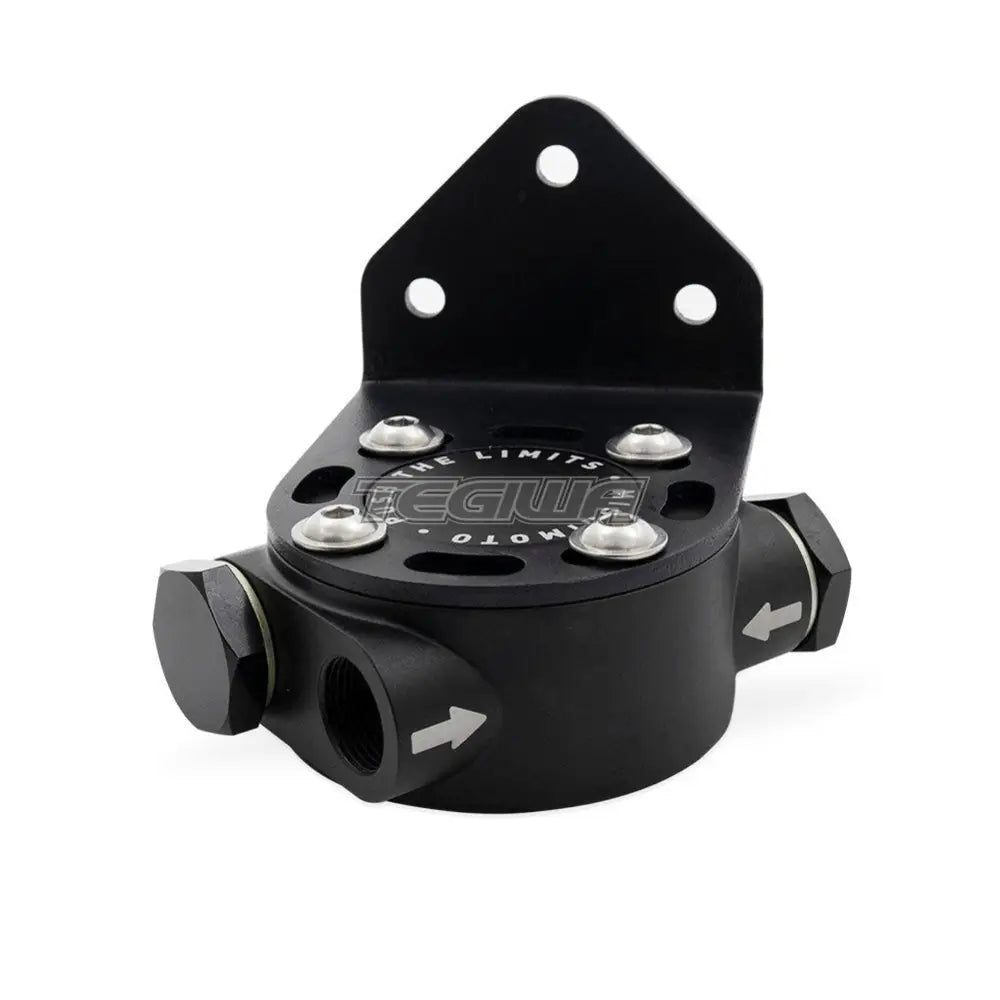 Mishimoto Remote Oil Filter Mount Black