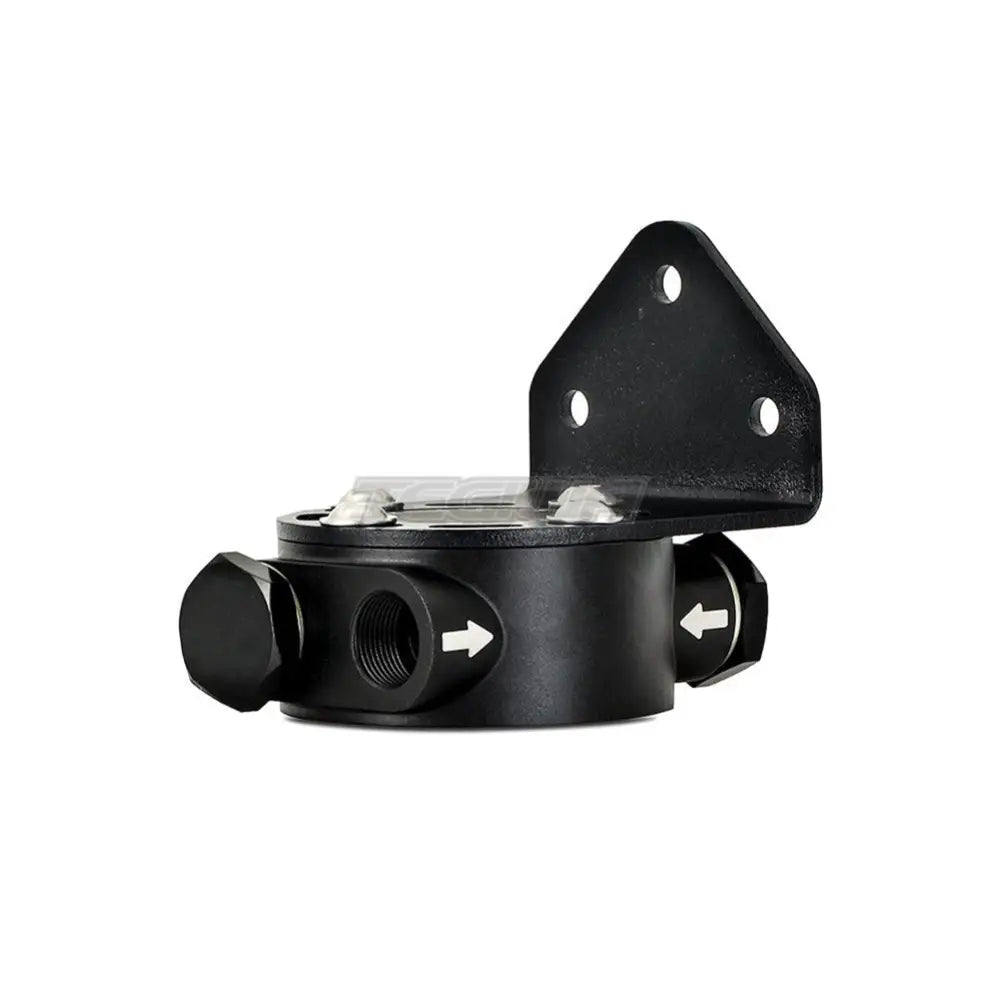 Mishimoto Remote Oil Filter Mount Black