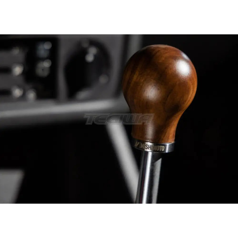 Mishimoto Round Steel Core Wood Shift Knob