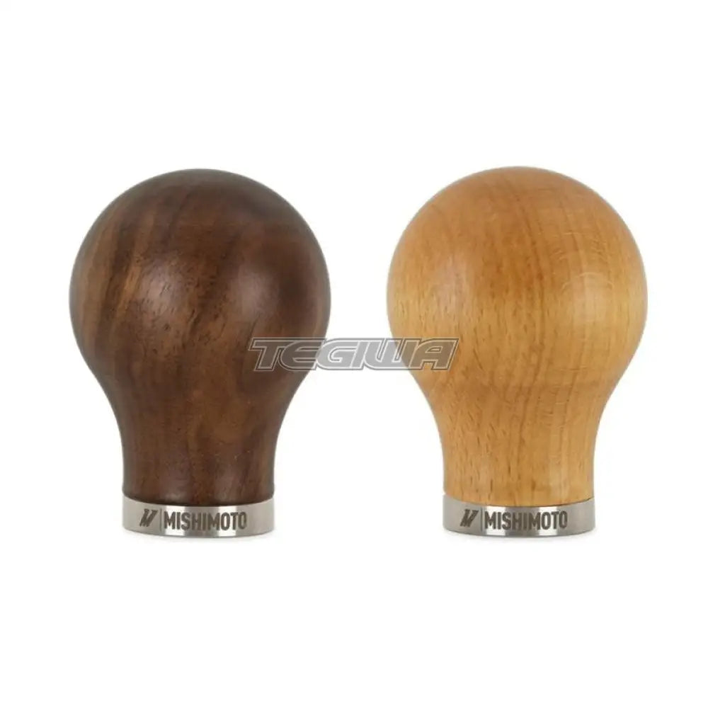 Mishimoto Round Steel Core Wood Shift Knob