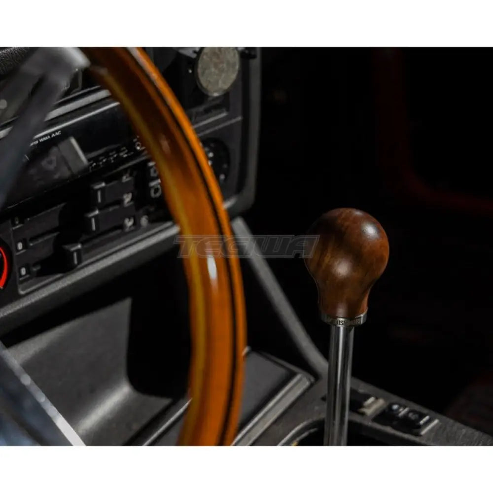 Mishimoto Round Steel Core Wood Shift Knob