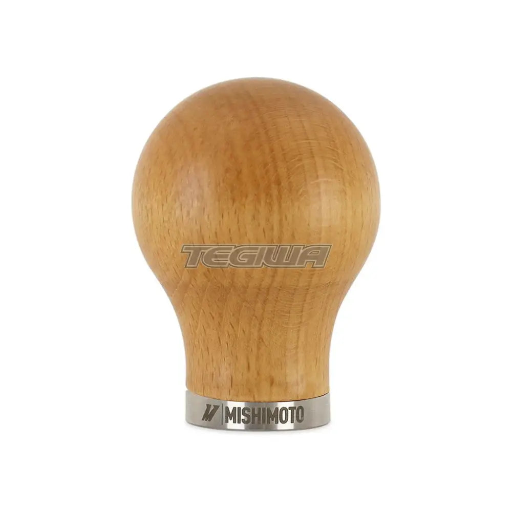 Mishimoto Round Steel Core Wood Shift Knob