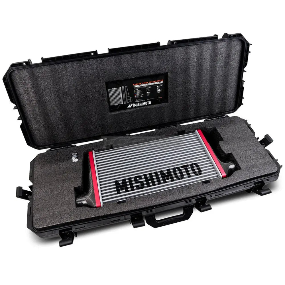 Mishimoto Universal Intercooler 450mm With Carbon Fibre Straight End Tanks