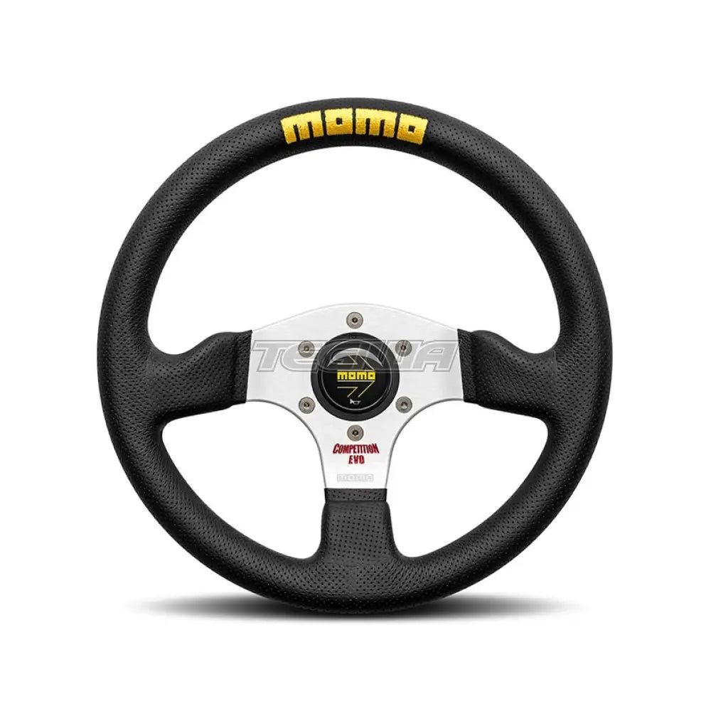 Momo Competition Evo - Black Leather 320Mm* Steering Wheel Wheels And Accessories