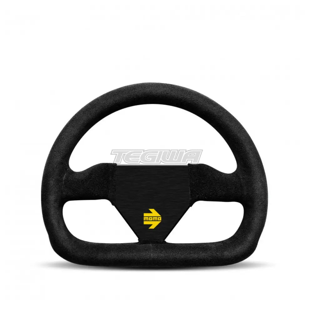 Momo Model 12 - Black Suede Steering Wheel 250Mm 260Mm Wheels And Accessories