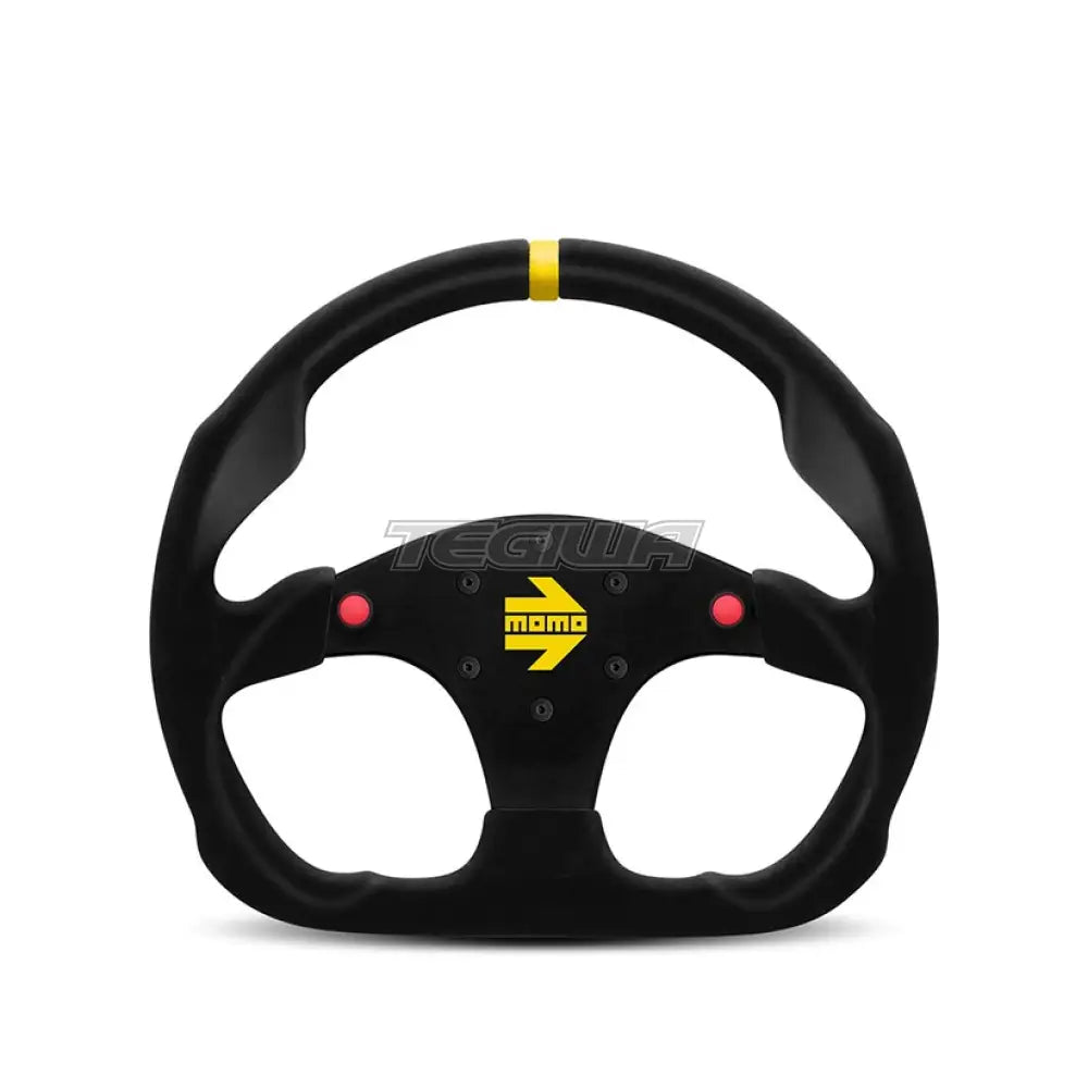 Momo Model 30 - Black Suede 320Mm Steering Wheel With Buttons Wheels And Accessories