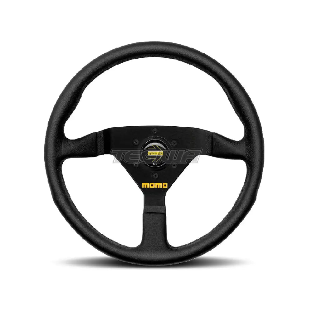 Momo Model 78 - Black Steering Wheel 320Mm 350Mm Leather / Wheels And Accessories