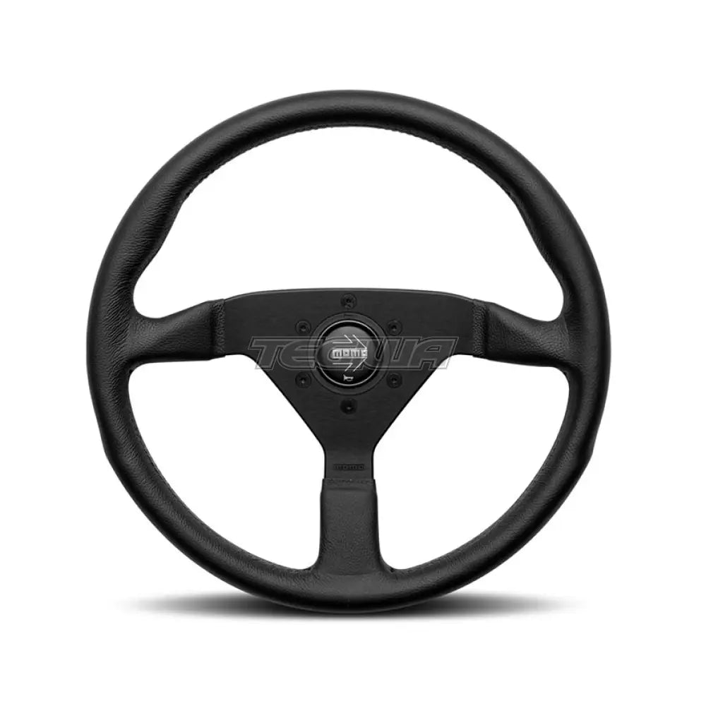 Momo Montecarlo Steering Wheel 320Mm - 350Mm Black Leather Wheels And Accessories