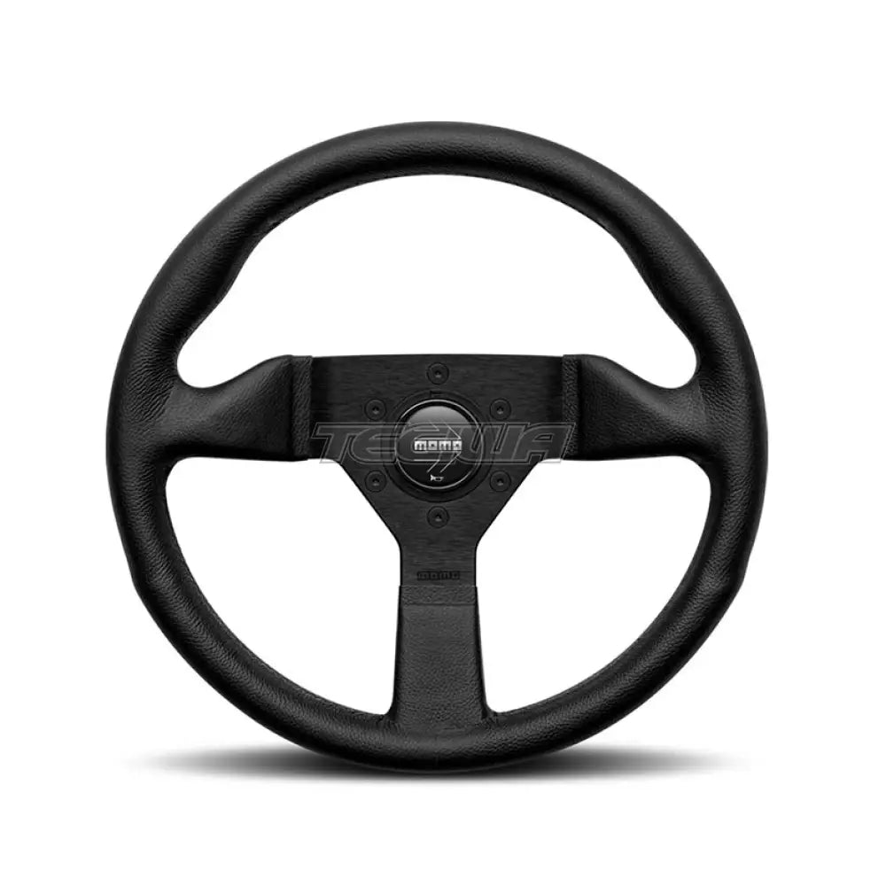 Momo Montecarlo Steering Wheel 320Mm - 350Mm Black Leather Wheels And Accessories