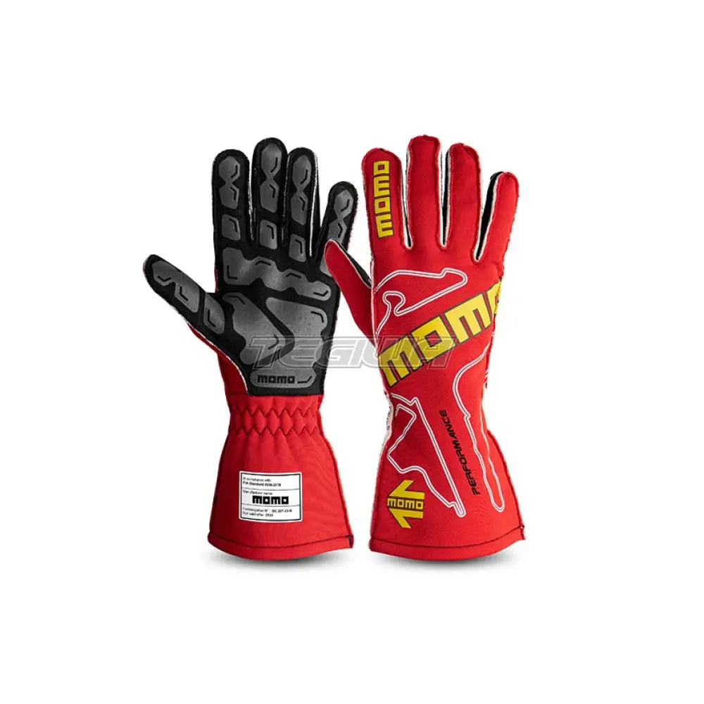 Momo Performance Gloves Red / 8