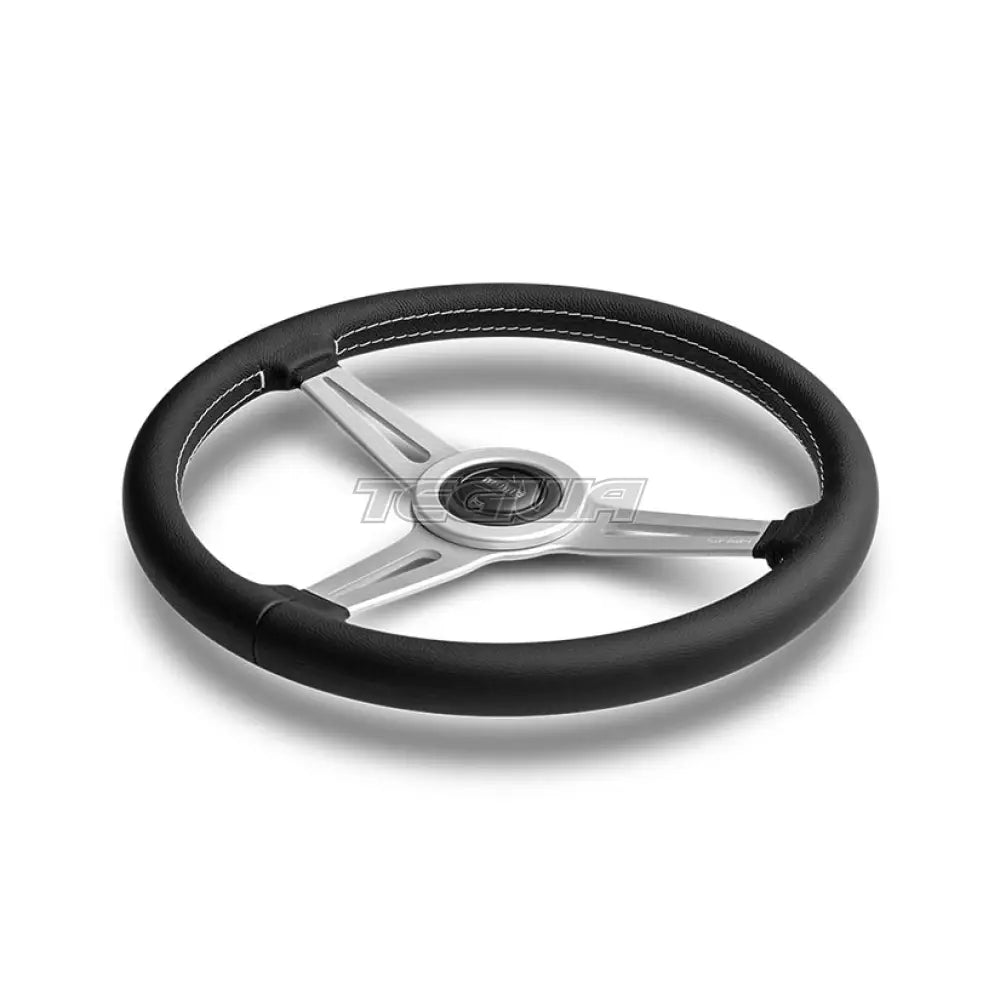 Momo Retro - Black Leather 360Mm Steering Wheel Wheels And Accessories