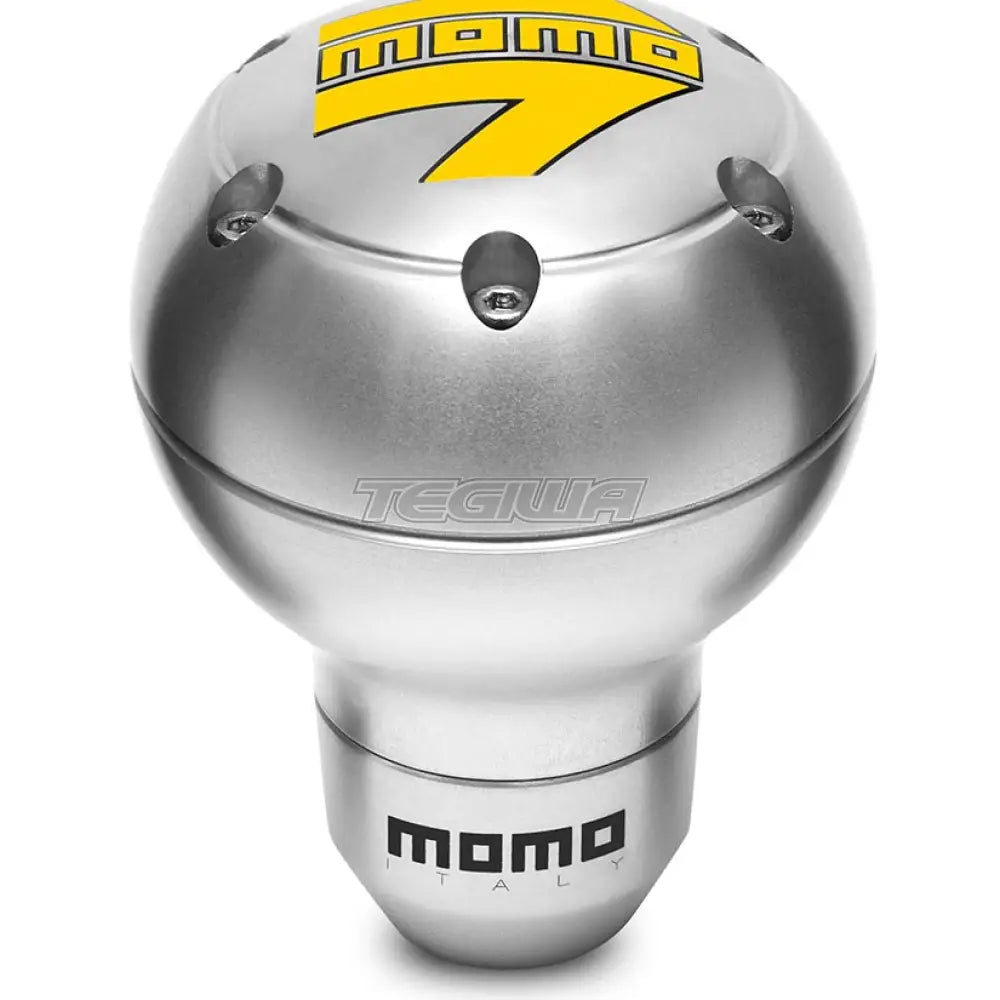 Momo Sk-51 Gear Knob Glossy Silver Aluminium